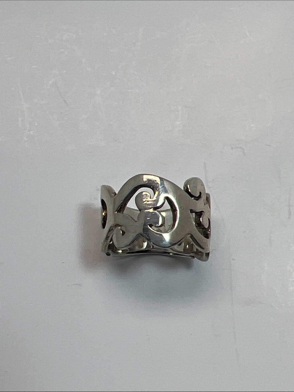 Silpada Sterling Silver .925 Openwork Filigree Ring R1200 Size 9
